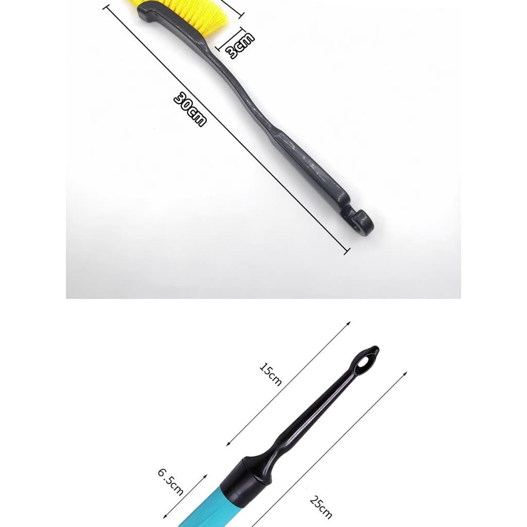 Ferramenta de limpeza de escova de roda de carro, escova de lavagem de carro, escova de pneu, lacuna de aro de aço, Kit