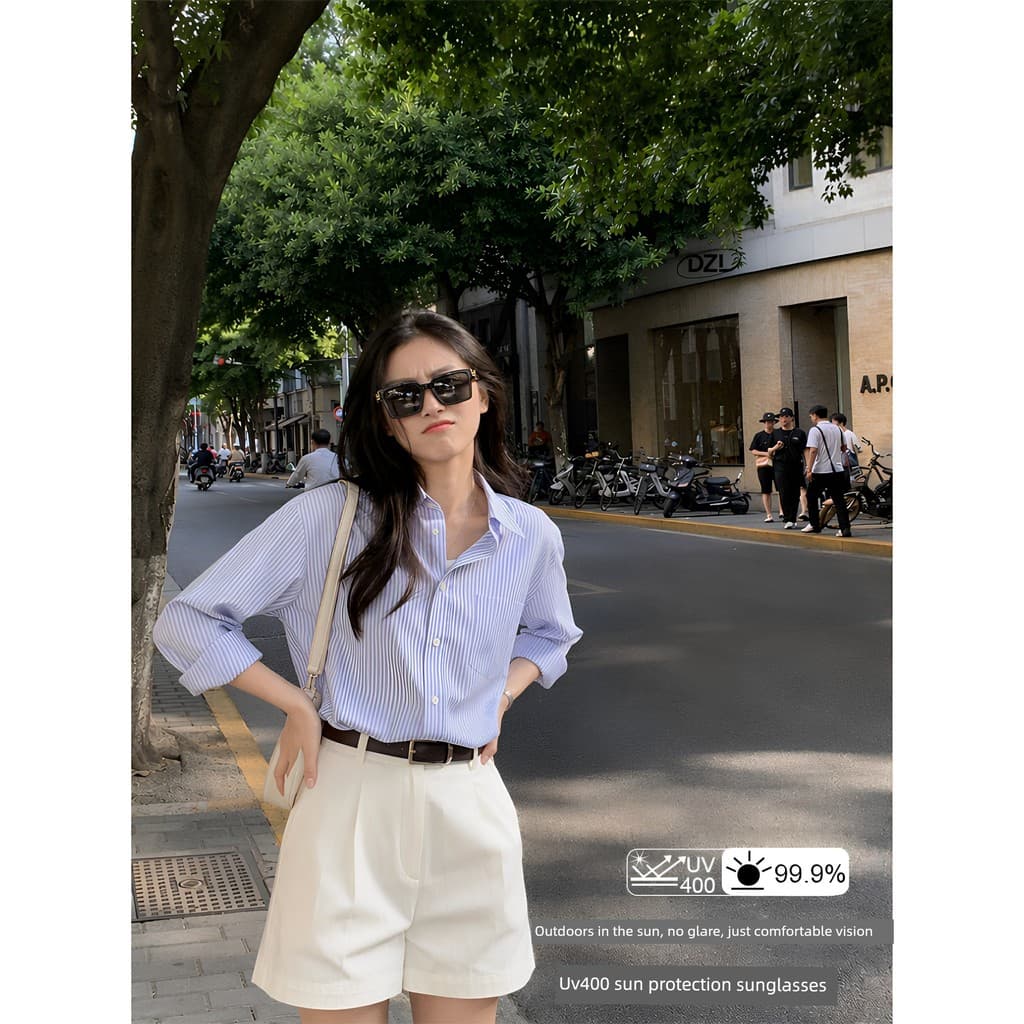 óculos de sol quadrado feminino oculos de sol óculos feminino de sol óculos de sol feminino com proteção uv Rosto quadra