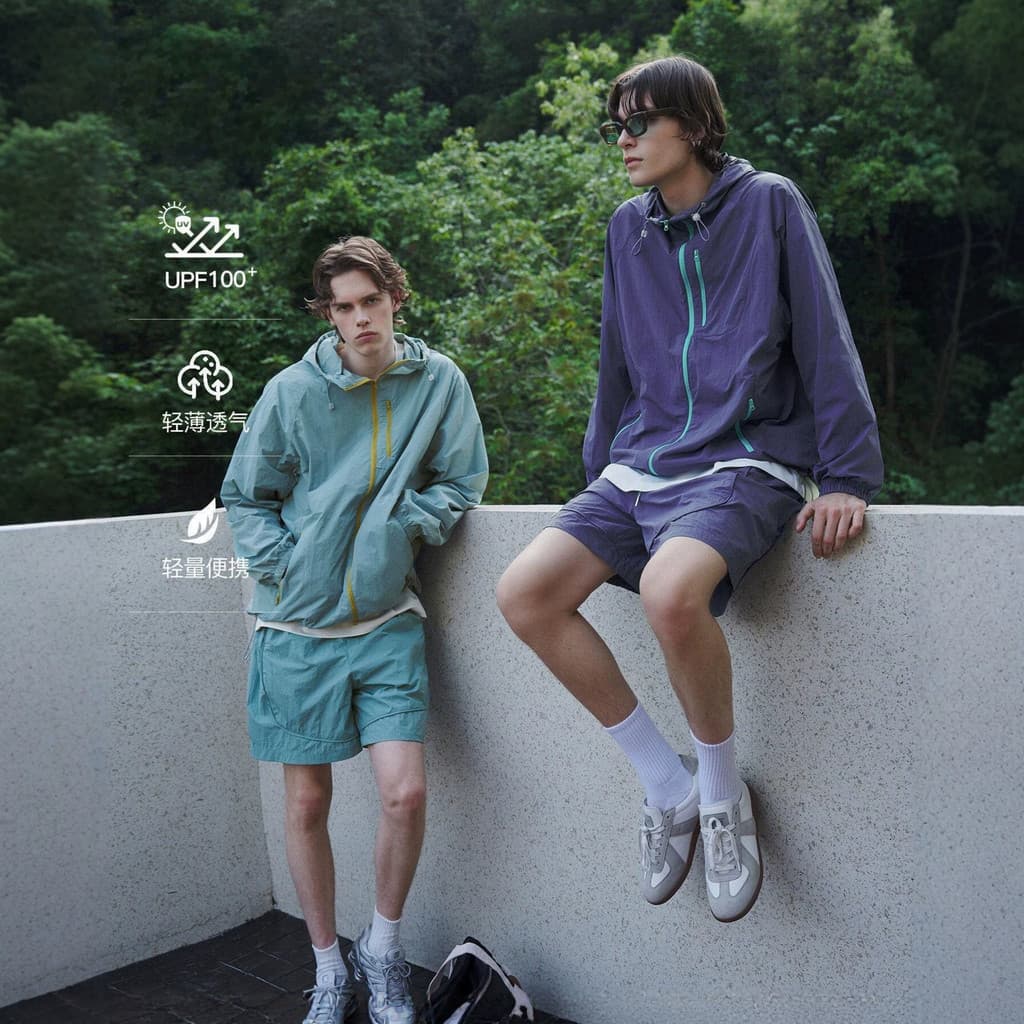 2026 verão masculino feminino ao ar livre estilo montanha roupas de pele protetor solar terno leve UPF100 + jaqueta fina