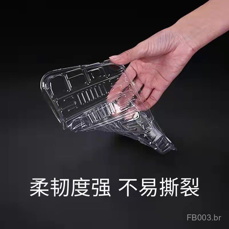 Embalagem plástica transparente descartável para alimentos frescos, embalagem blister, caixa para frutas, carne, superme