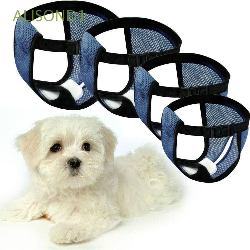 ALISOND1 Fraldas Para Cães Fáceis De Colocar/Lavável 4 Tamanhos Calcinha Sanitária Roupa Íntima Respirável