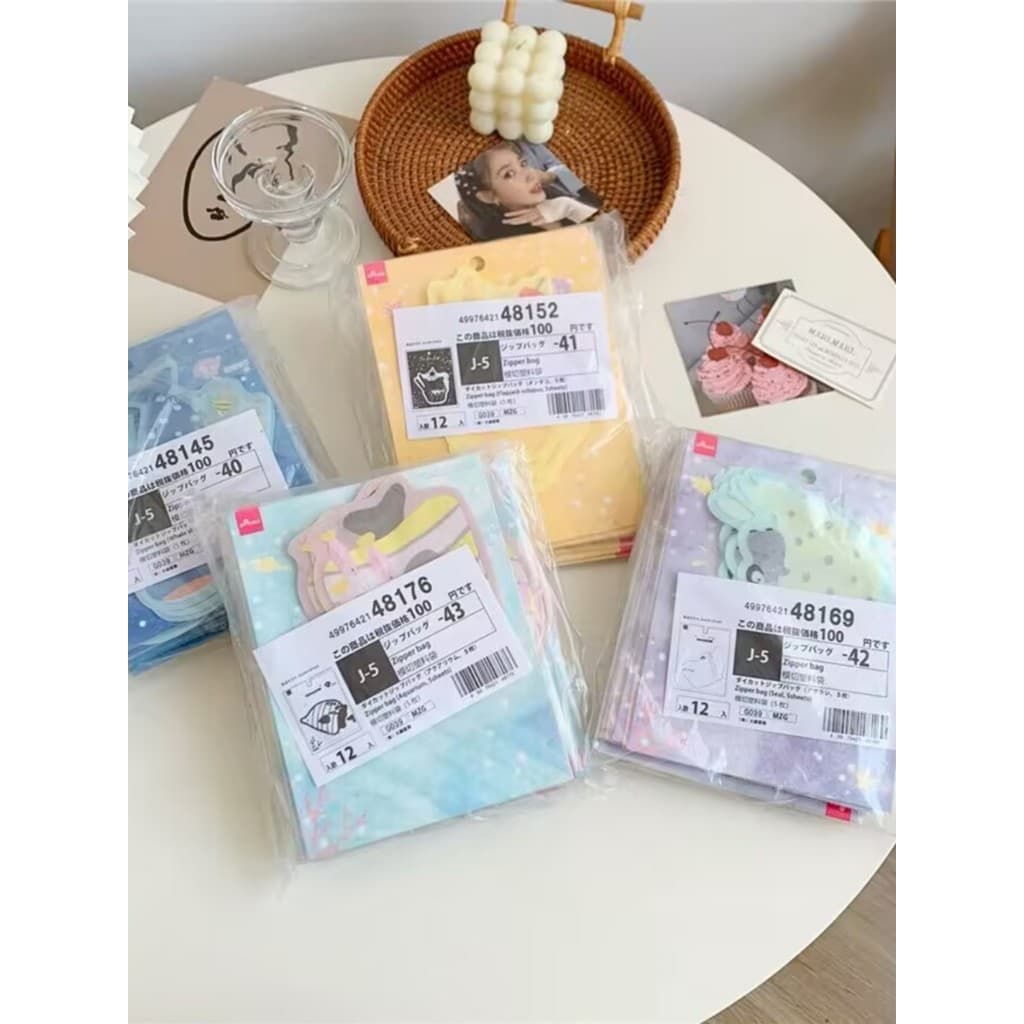 Exportado para o Japão pedido Original mar Animal Ziplock saco doces jóias lanche saco selado pequeno objeto saco de arm