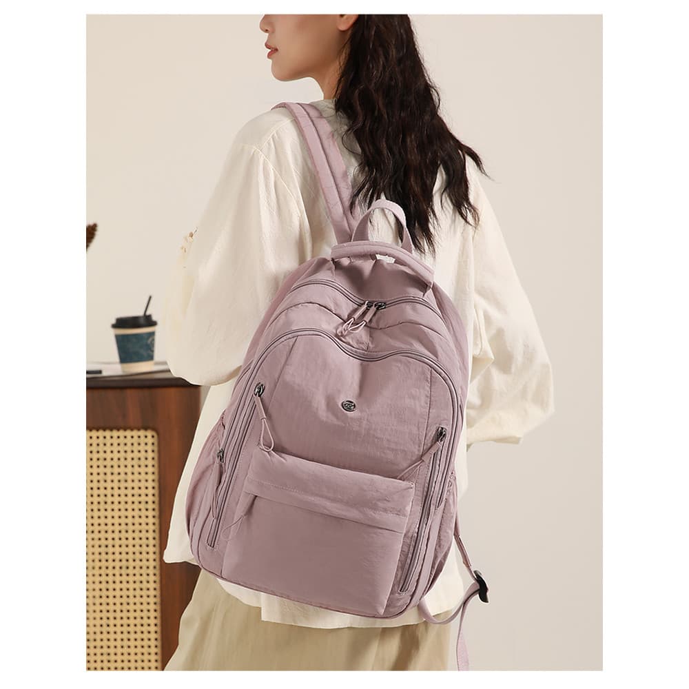Nova mochila feminina de grande capacidade leve Commuter mochila de viagem estudante classe mochila feminina viagem Mult