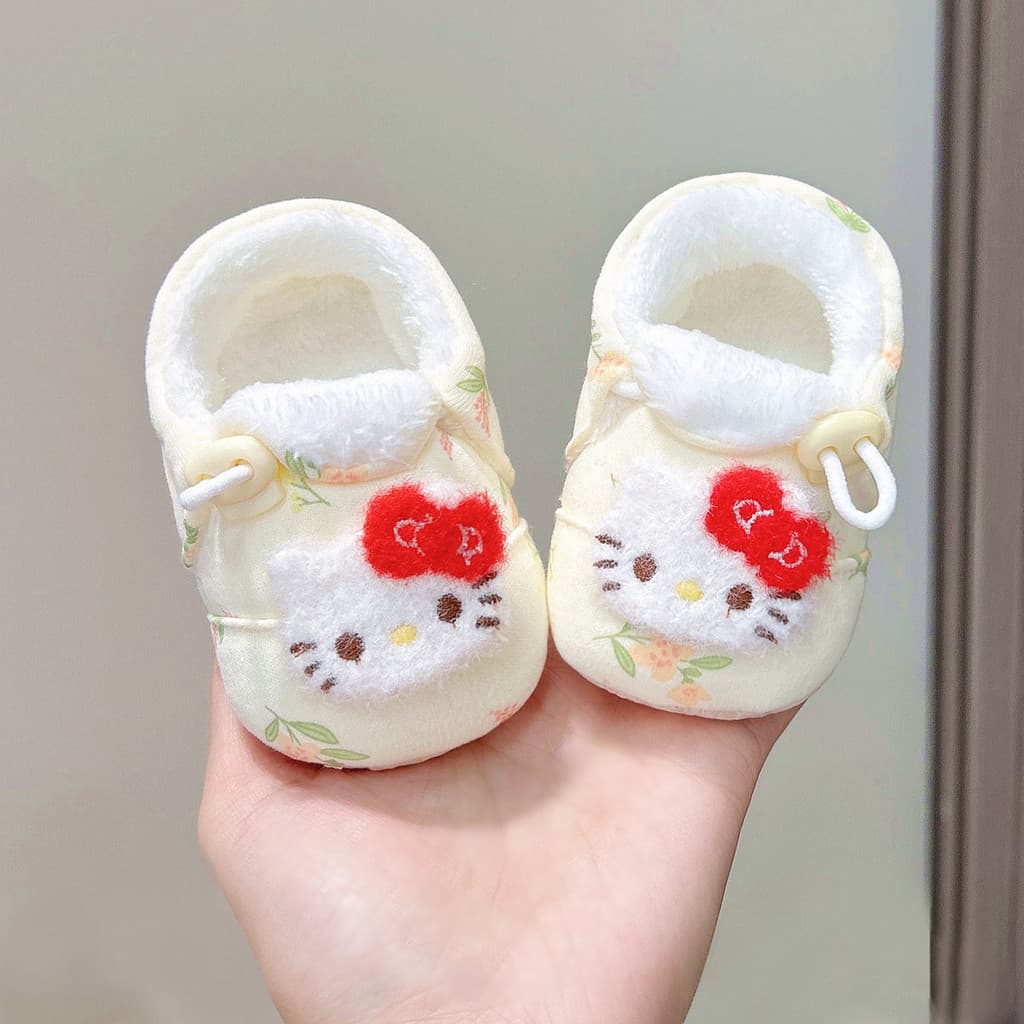 Estilo de inverno sapatos de caminhada do bebê 0-6-dezembro bebê recém-nascido menino menina dos desenhos animados sapat