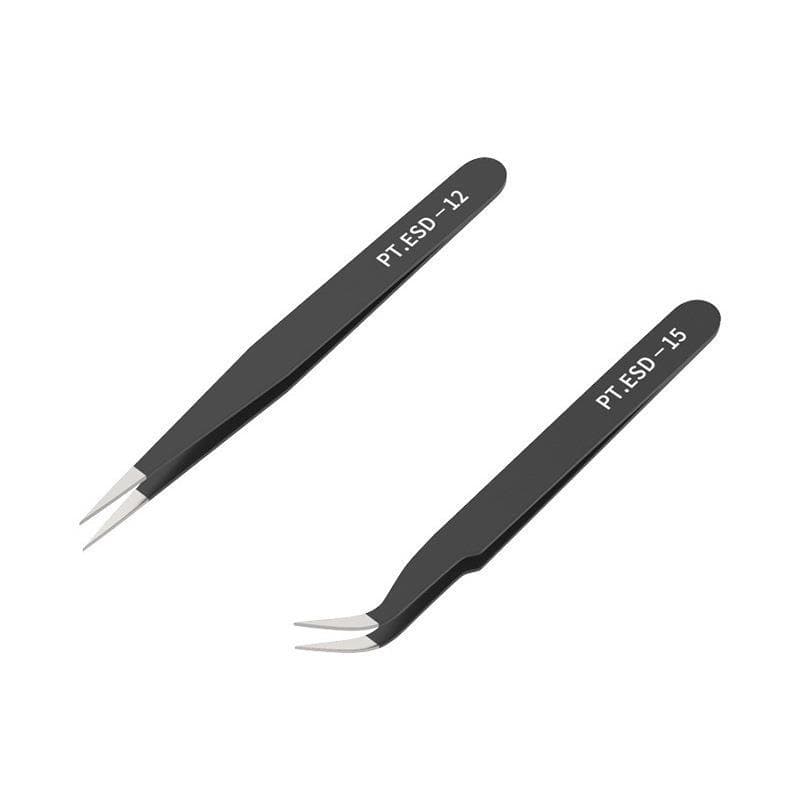 Pinça japonesa máquina de costura dedicada aço inoxidável ângulo reto apontado cabeça plana pequena remoção de ponto art