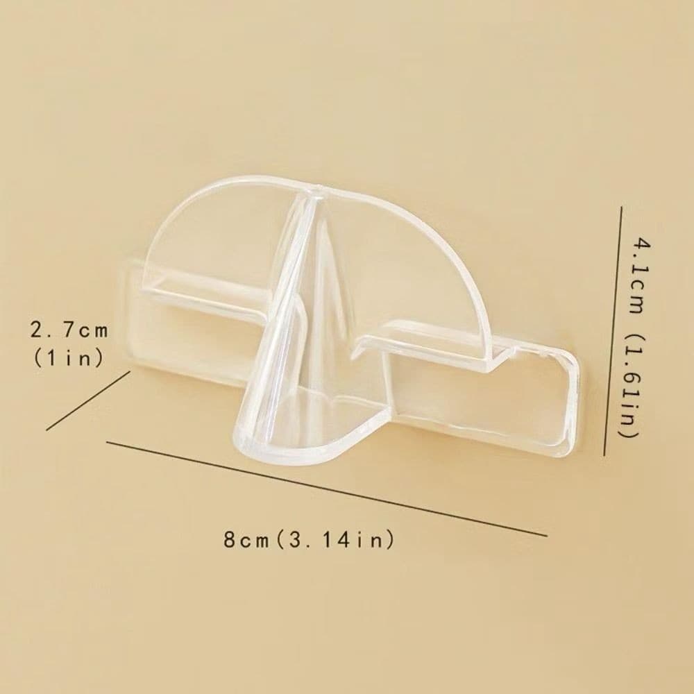 Suporte Organizador Adeviso Transparente De Óculos Decorativo Parede