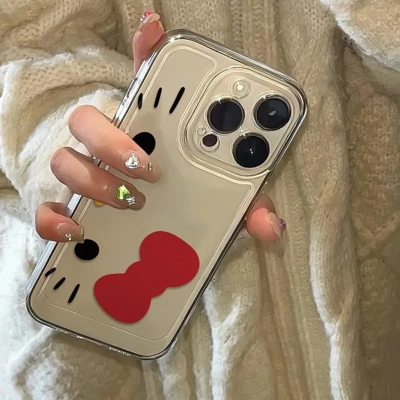 Capinha Capa Para Samsung A55 A35 A03 A04 A05S A10 S23 S24 Plus S25 Ultra Olá Kitty Transparente Anti-impacto