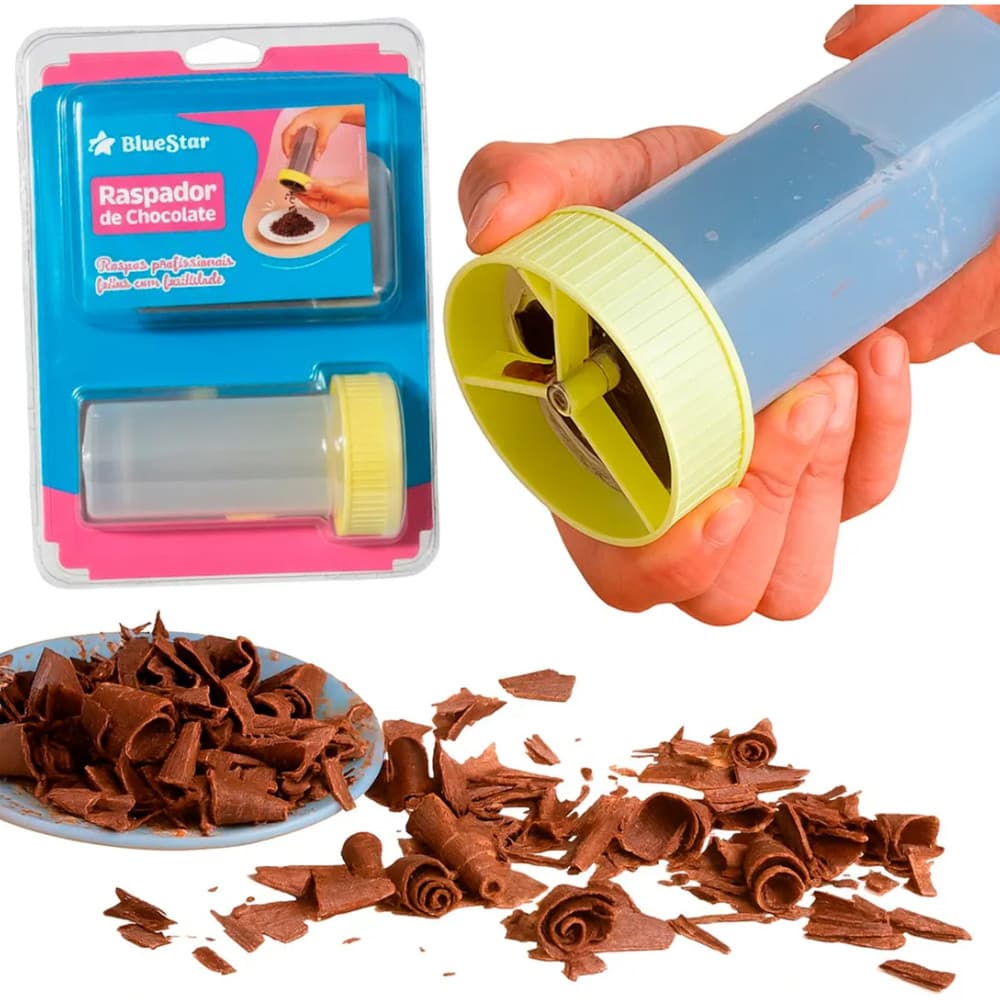 Raspador De Chocolate Ralador Doces Raspas Brigadeiro Pratico Confeitaria Bluestar