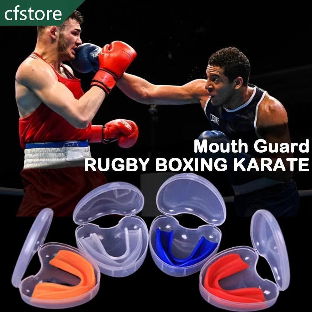 Esportes Dente Boca Guarda Boxe Silicone Protetor Bucal Caso Basquete Futebol MMA Proteger Os Dentes Taekwondo Combate L