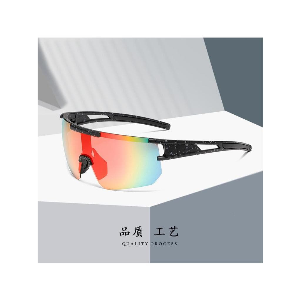 Esportes ao ar livre ciclismo colorido óculos de sol masculino novo estilo bicicleta óculos de sol à prova de vento à pr