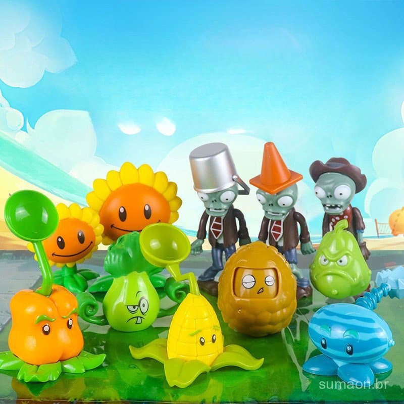 Figuras de ação Plants vs. Zombies PVZ, disponíveis em 48 estilos diferentes - adequadas para colecionar e brincar.