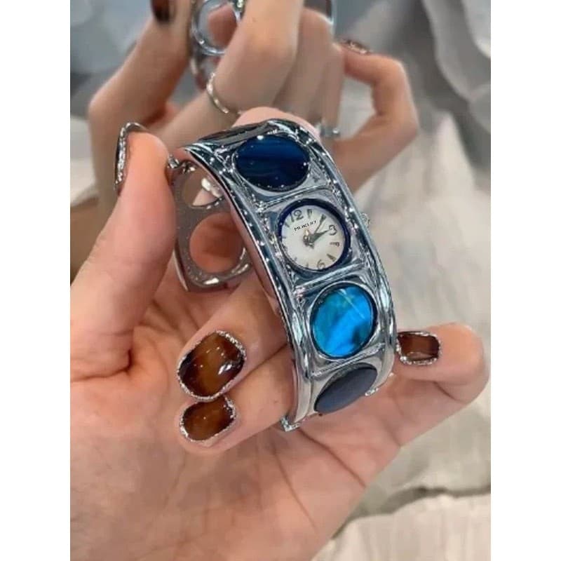 Pulseira estilo relógio feminino nicho relógio mecânico luz luxo feminino relógio marca genuína novo estilo meninas reló