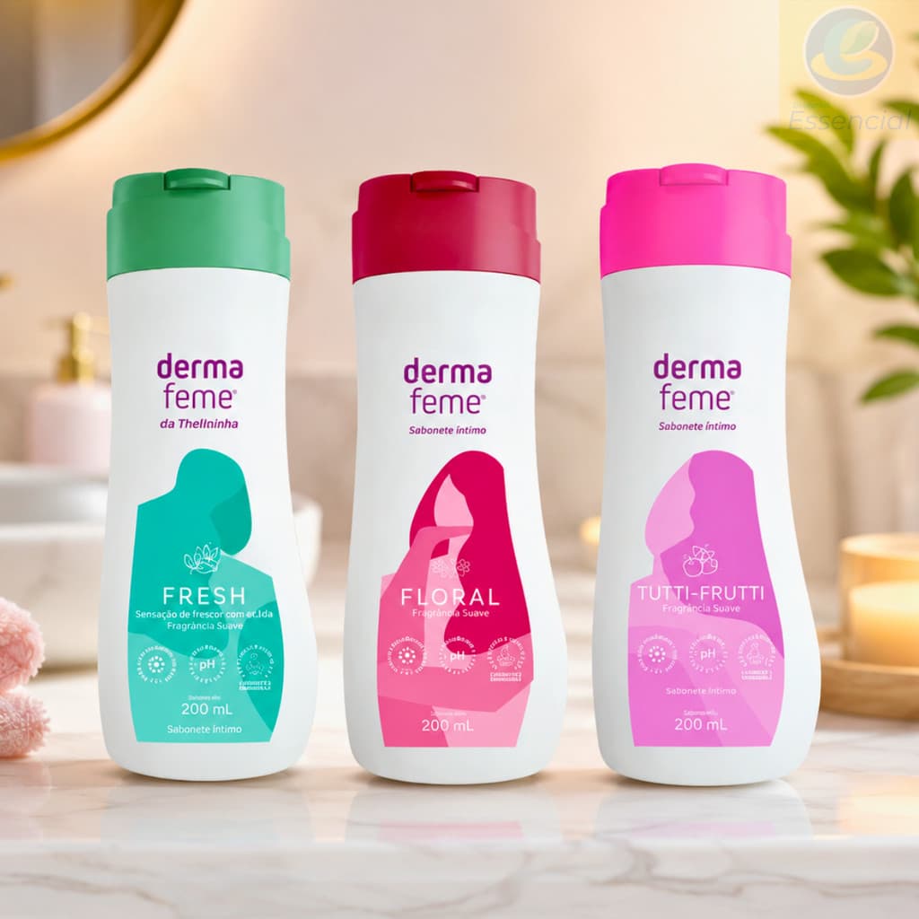 Dermafeme Sabonete Íntimo Feminino Fresh Floral Limpeza Suave Proteção Diária Barato Promoção Cimed