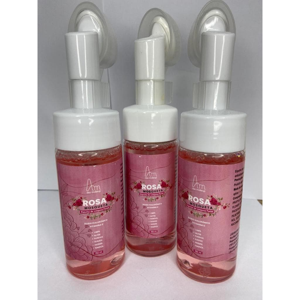 ESPUMA DE LIMPEZA ROSA MOSQUETA ASU MAKEUP..