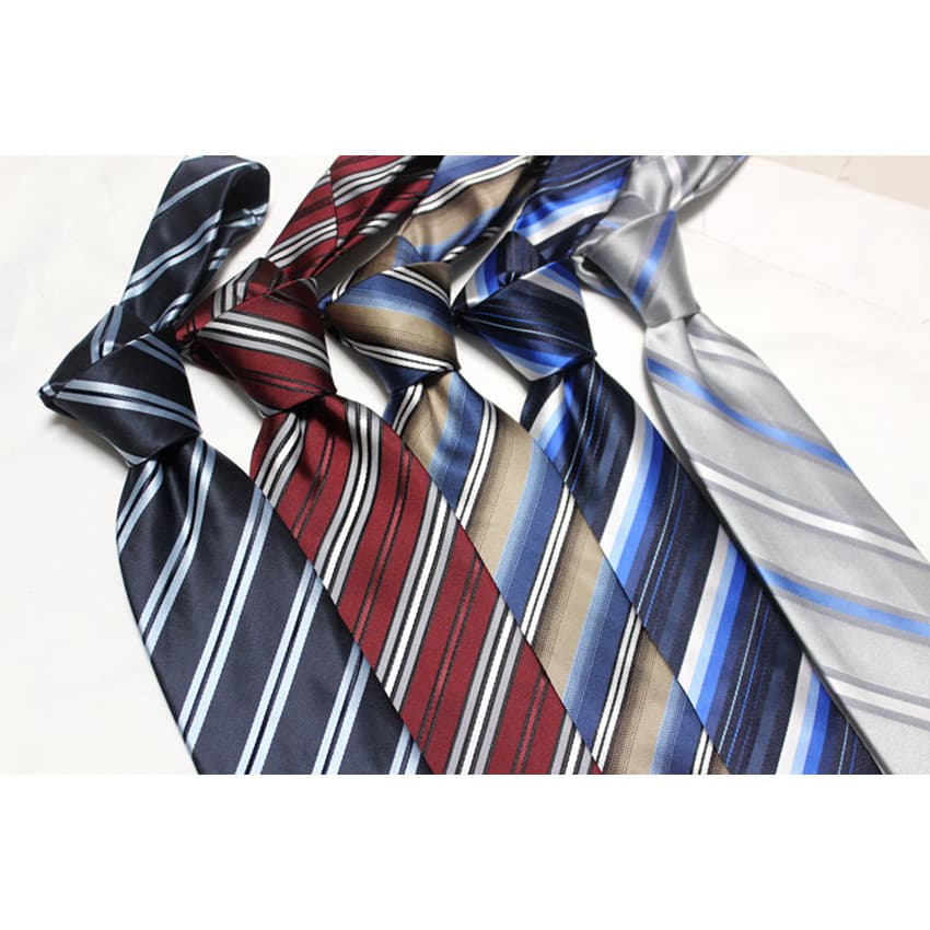 Exportação de comércio exterior pedido Original masculino negócios formal Wear formal gravata de mão listrado cor sólida