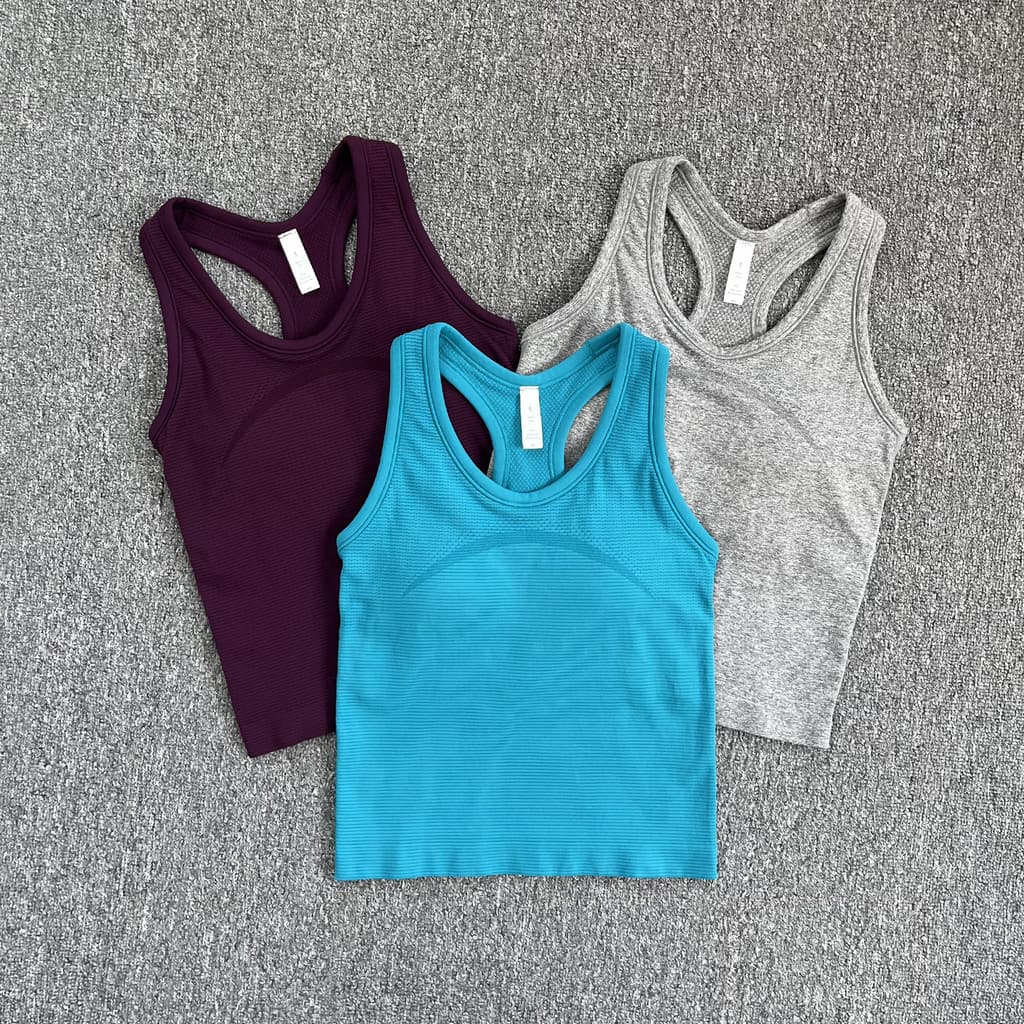 Colete esportivo de uma peça com almofada no peito, ajuste fino, interno, em forma de I, roupa externa feminina, aparênc