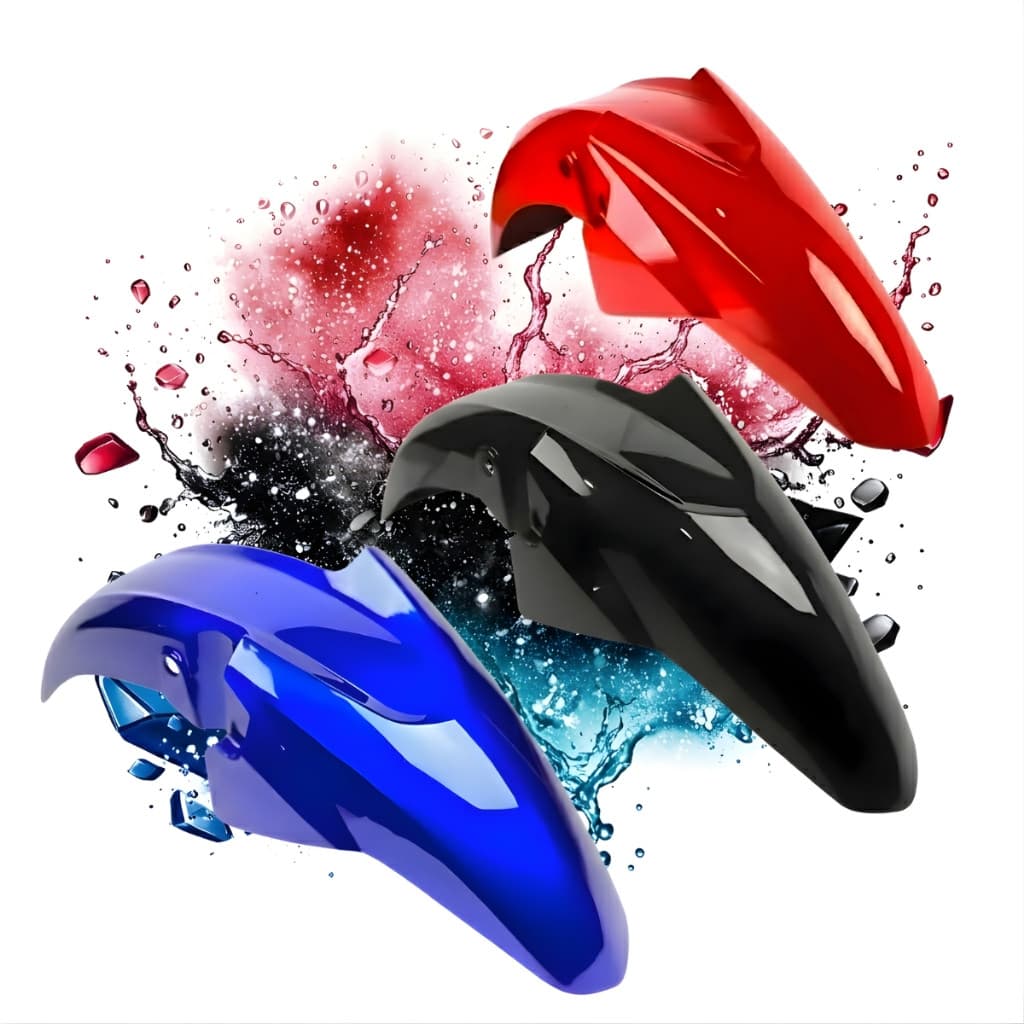 Carenagem Paralama Cg 125 150 160 Titan Fan Start 2014 até 2023 Azul Vermelho Preto Brilho