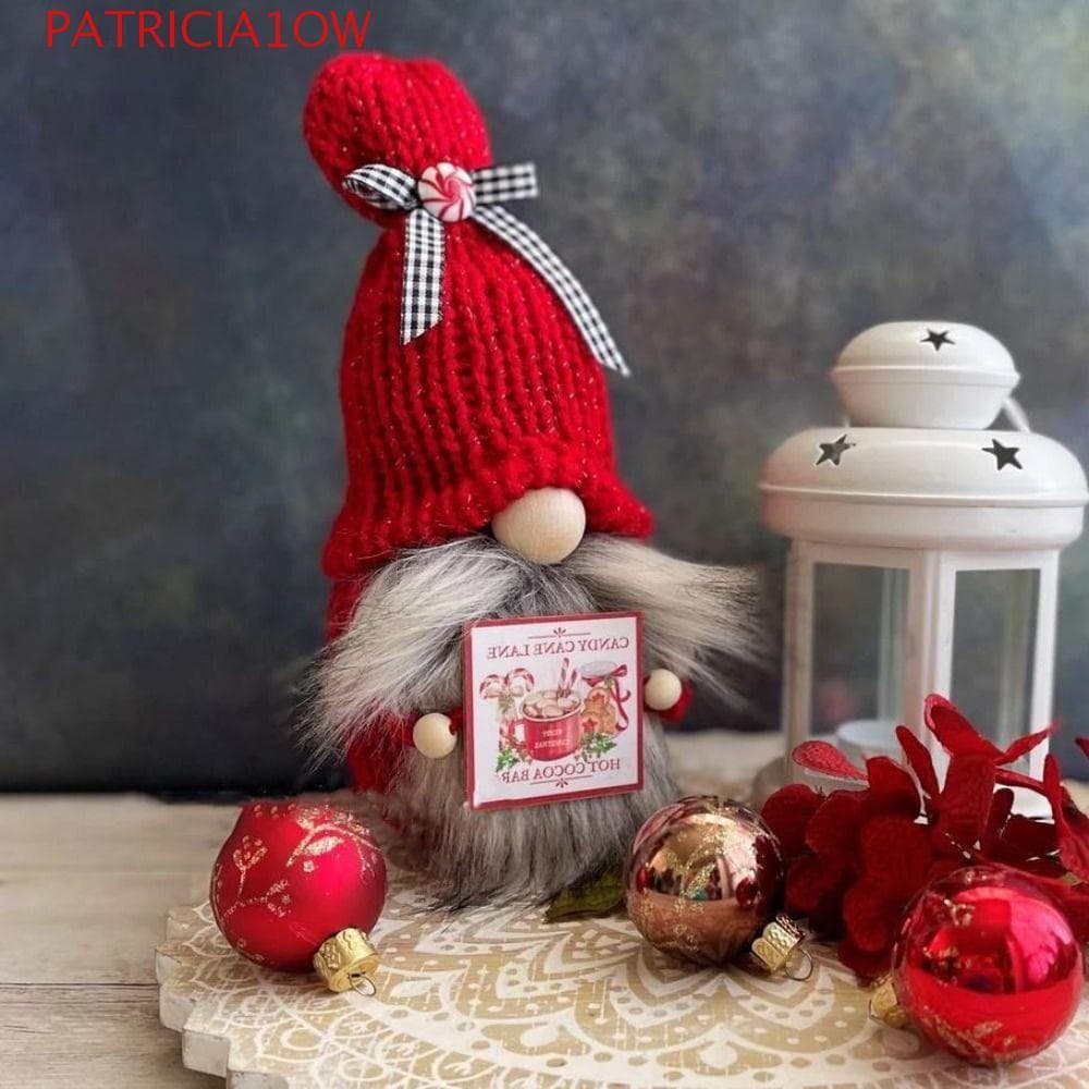 PATRICIA1OW Boneca Anão , DIY Artesanal Adereços Sem Rosto Gnomo Reutilizável Poliéster Natal