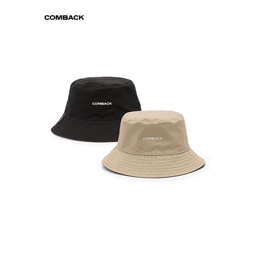 COMBACK Street Wear Chapéu Balde Dupla Face Masculino Novo Estilo Protetor Solar Chapéu Ao Ar Livre All-Match Lazer
