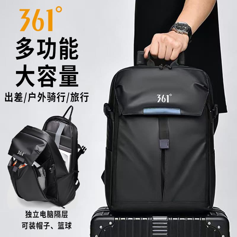 361 graus mochila masculina grande capacidade estilo funcional negócios Commuter computador saco de viagem de negócios s