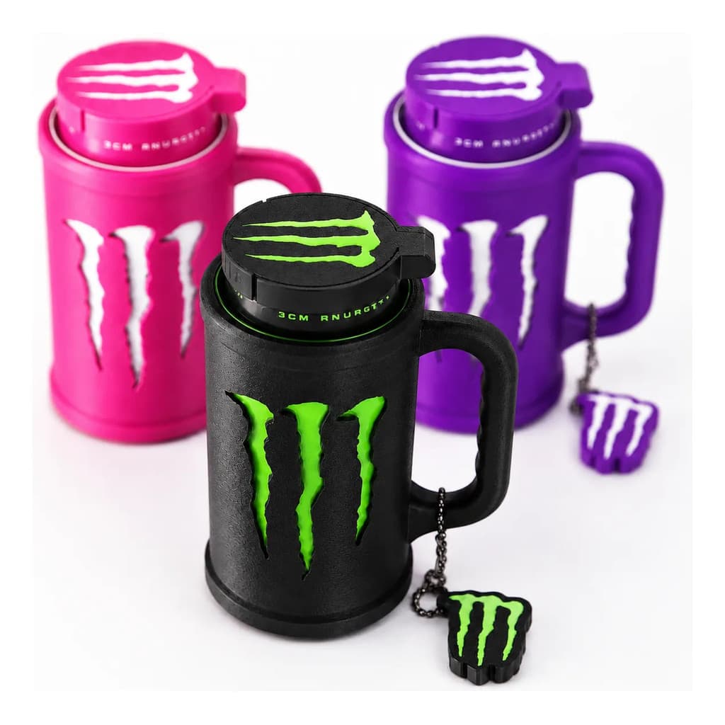 Copo Monster Com Tampa De Lata Abridor | Porta Lata Criativo