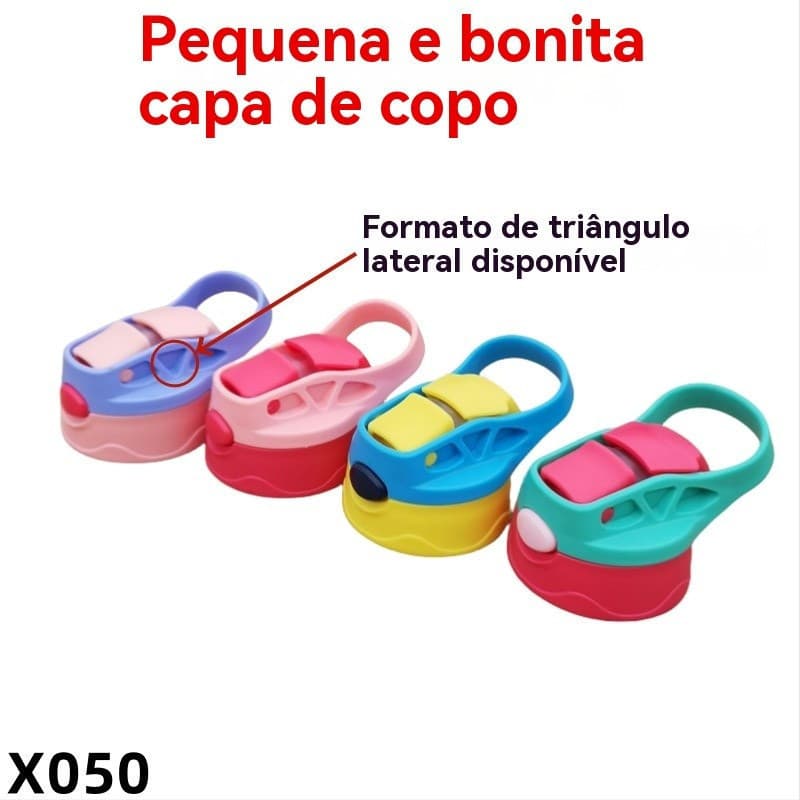Life Store Wheat Field Xiaoliangzai Copo Infantil com Tampa e Canudo, Acessórios, Copo Térmico do Mesmo Estilo Q2UA