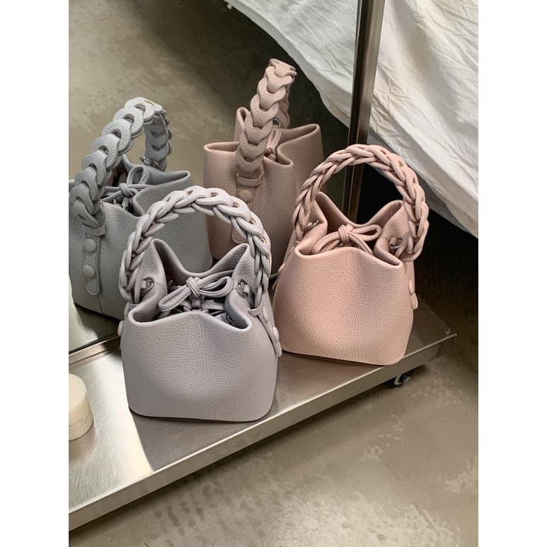 bolsa transversal feminino Bolsa Simples extravagante balde saco primavera verão Super quente pequeno saco All-Match um