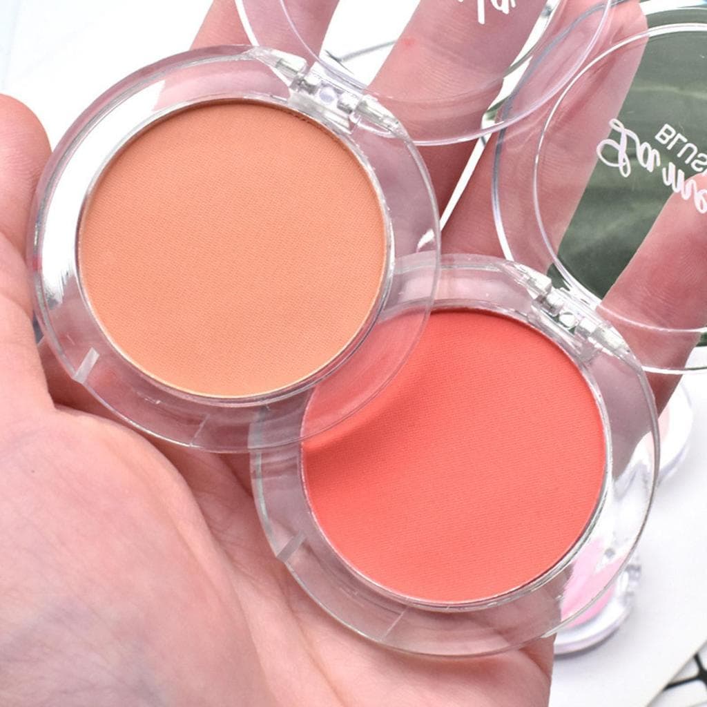 Paleta de sombras monocromáticas foscas, Blush, sombra, cor da terra, cosméticos, sem manchas, contorno iluminador