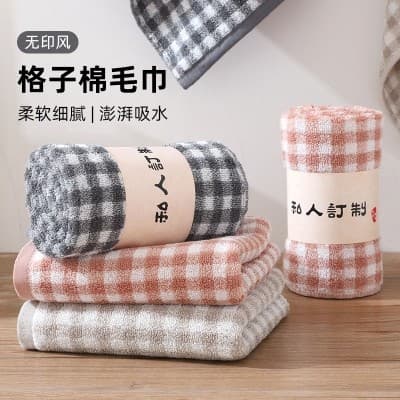 Estilo japonês Muji estilo toalha de algodão puro macio absorver água não é fácil de perder cabelo adulto homens mulhere