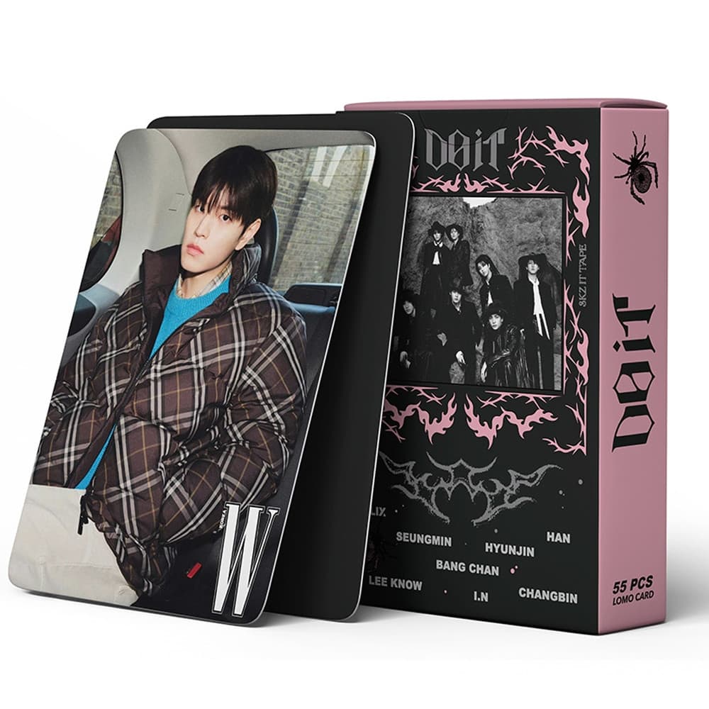 55 peças/caixa Stray Kids DO IT KARMA CEREMONY Mixtape Dominado HOP SKZ Photocards ATE Album LOMO Cart IWRP