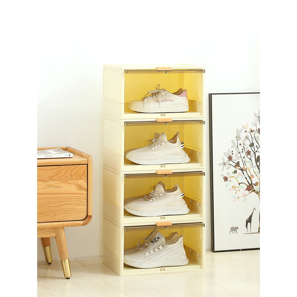 Armário de armazenamento de sapatos Flip armário de sapatos domésticos armário de brinquedos lanche Rack piso cozinha pr