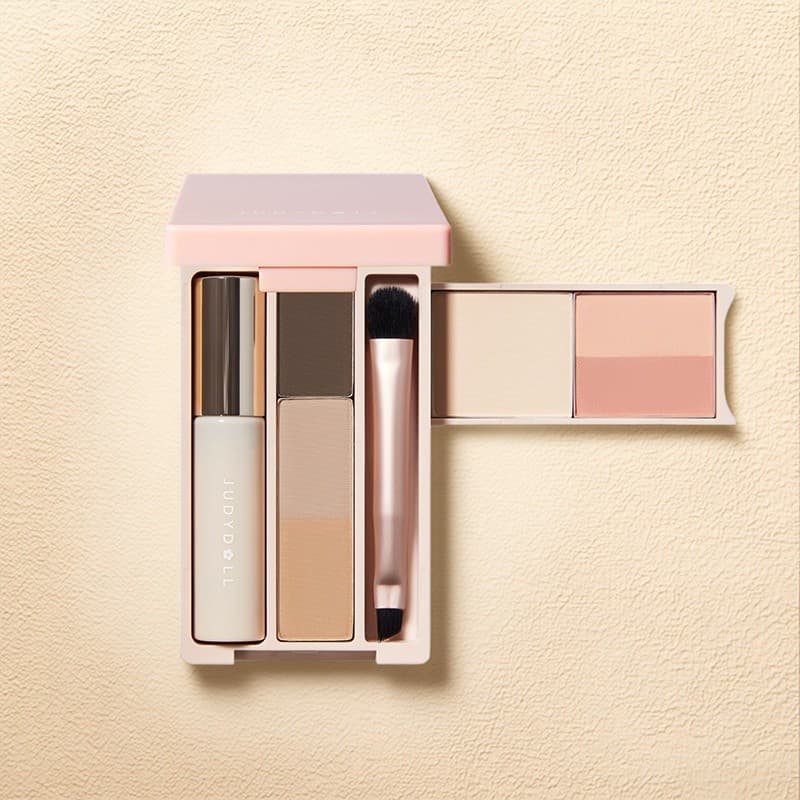 Judydoll Judydoll Palm Box Mini Paleta de Sombras Abrangente Maquiagem Viagem Multifuncional Paleta de Maquiagem para Vi