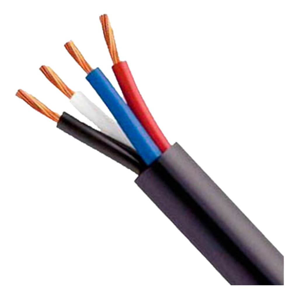 Chicote Carretinha Cabo 4 Vias 0.75 Ligação Elétrica 1,25 Mt