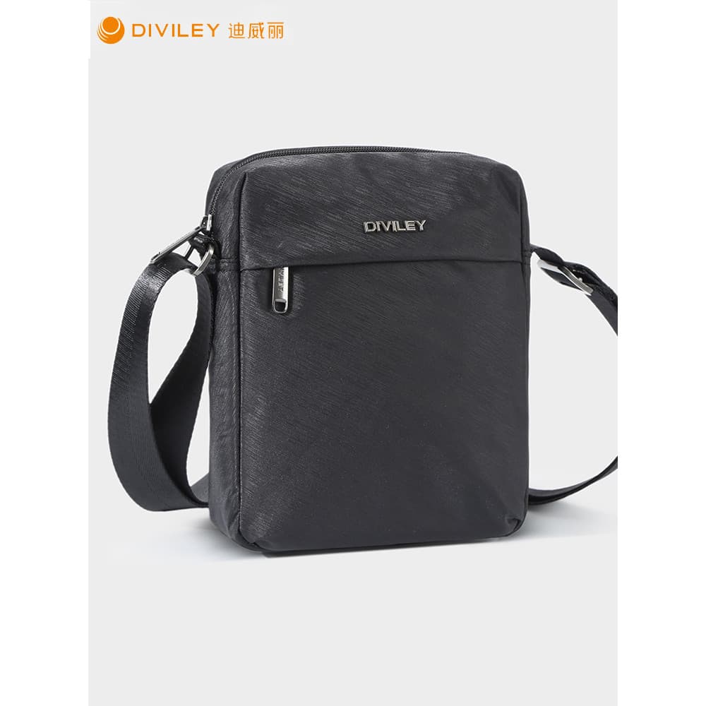 Weibao Diweili Bolsa masculina pequena mochila mensageiro bolsa esportiva lazer bolsa de lona de grande capacidade bolsa