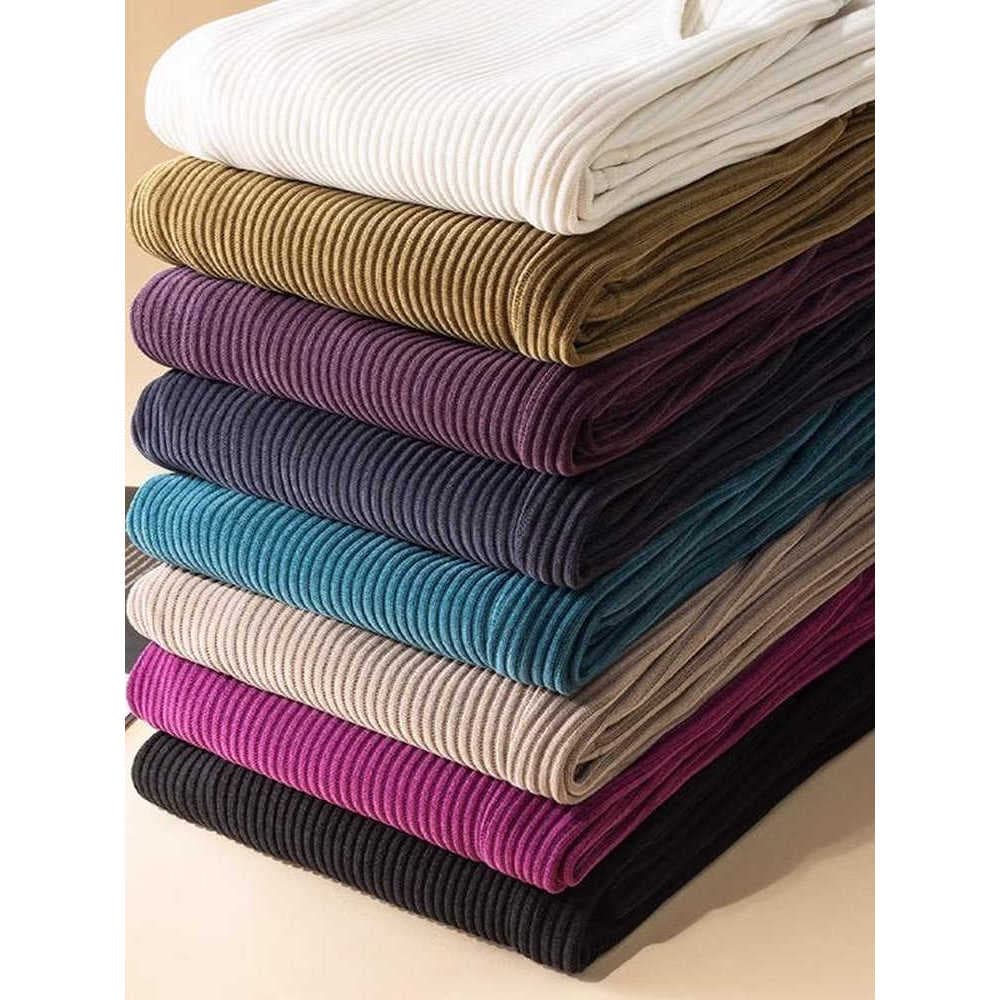 Calças largas de Chenille femininas outono inverno 2025 novo estilo cintura alta solta Sycamore calças de arroz glutinos