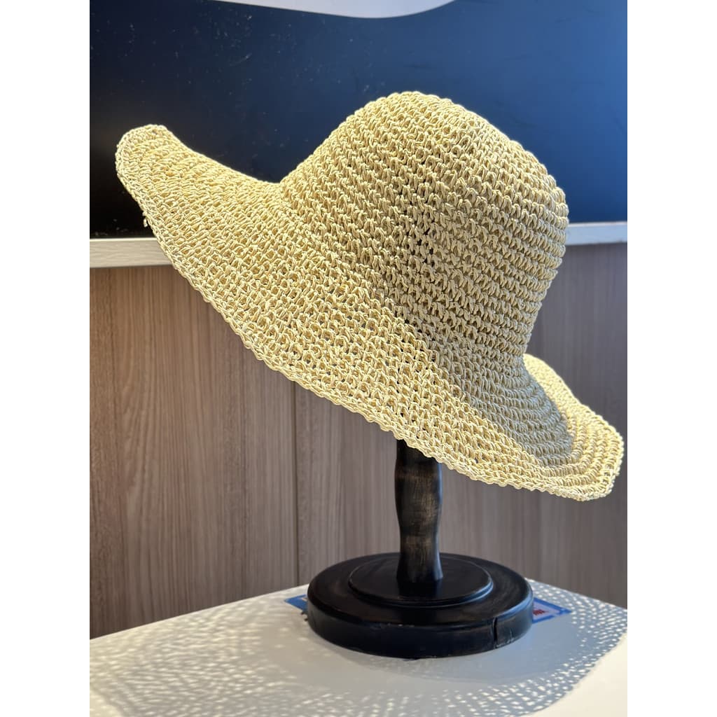 Verão tecido cor sólida luz fina chapéu de palha feminino aba grande protetor solar chapéu de sol oco respirável pequeno