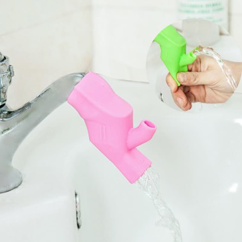 Extensor de torneira para bebê, extensor de lavagem das mãos, extensão à prova de respingos, pia infantil, guia de água