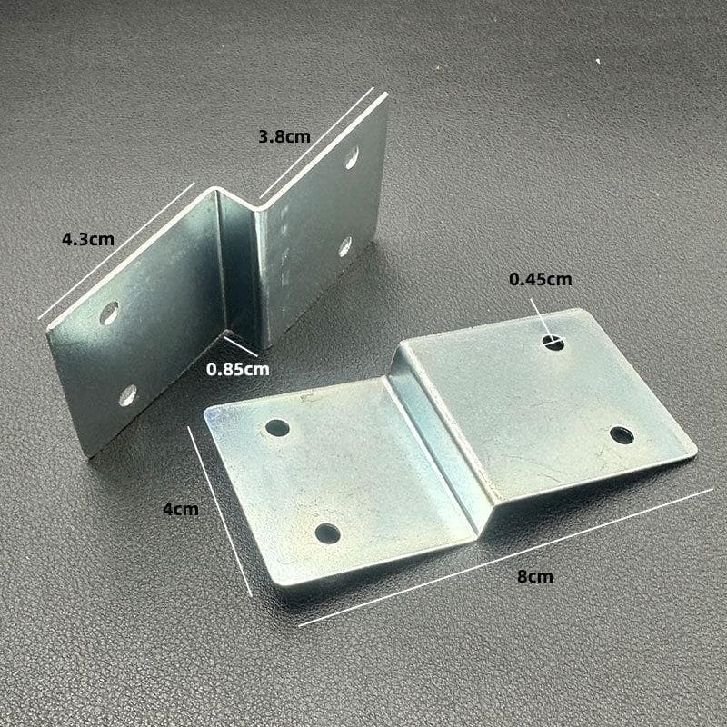 Móveis Extra grande quatro furos alto baixo ângulo código em forma de Z arco-em forma de canto moldura de foto placa tra