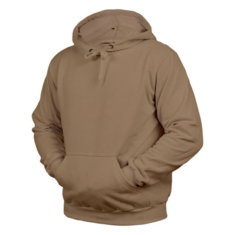 Moletom Canguru Liso Unissex Algodão Flanelado Bolso Frontal.