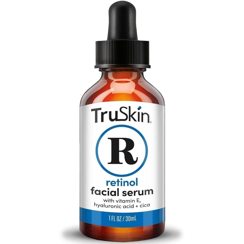 Sérum Facial de Retinol TruSkin – Retinóide Antienvelhecimento Suave e Amigo da com Ácido Hialurônico, Cica e Vitam