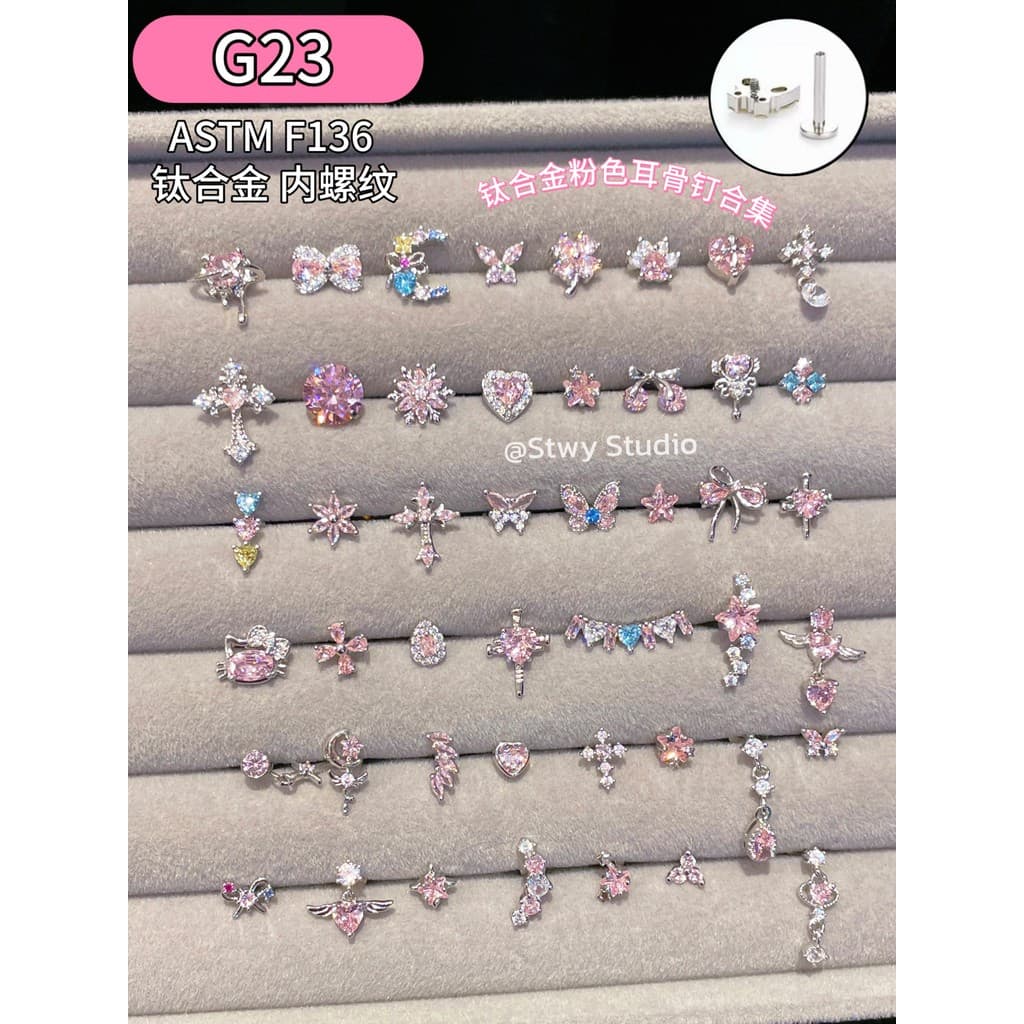 piercing fake orelha piercing orelha piercing falso orelha Brincos médicos de liga de titânio, espiral interna feminina