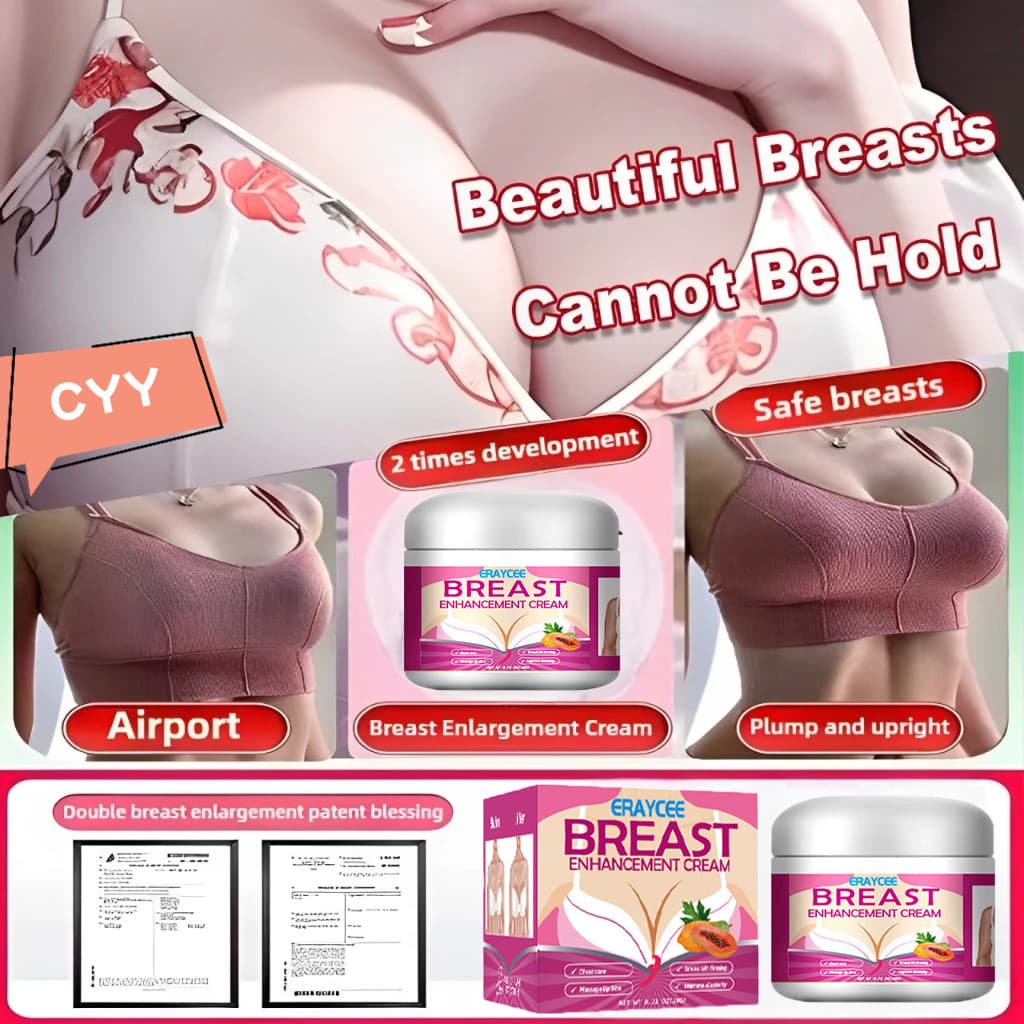 Creme para Aumento de Mama WA3N 20g - Aumento Permanente de Mama, Beleza e Firmeza, Previne Flacidez