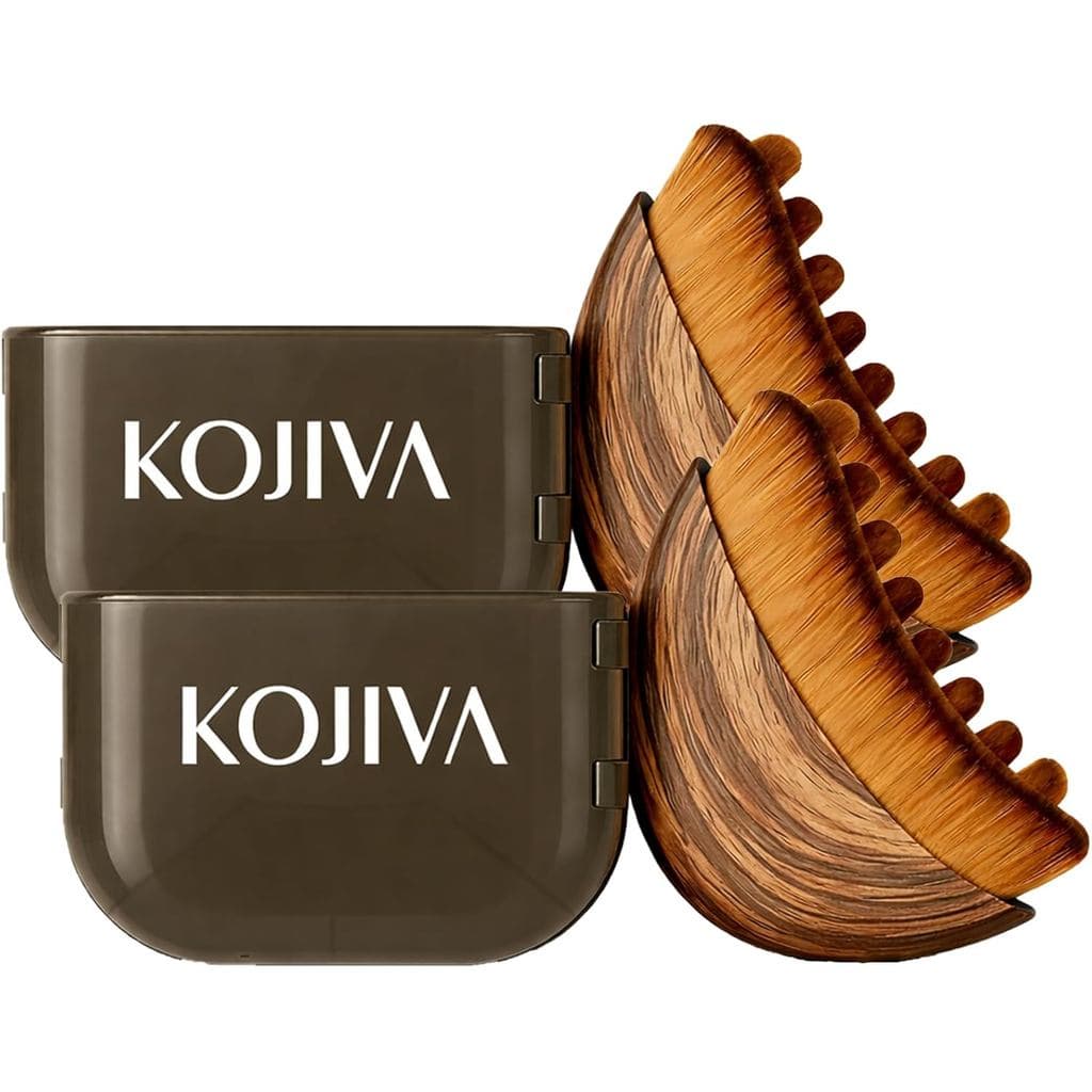 Escova Facial Linfática Kojiva, Escova para Massagem a Seco com Cerdas Ultra Macias para Linha do Maxilar, Bochechas, Ab