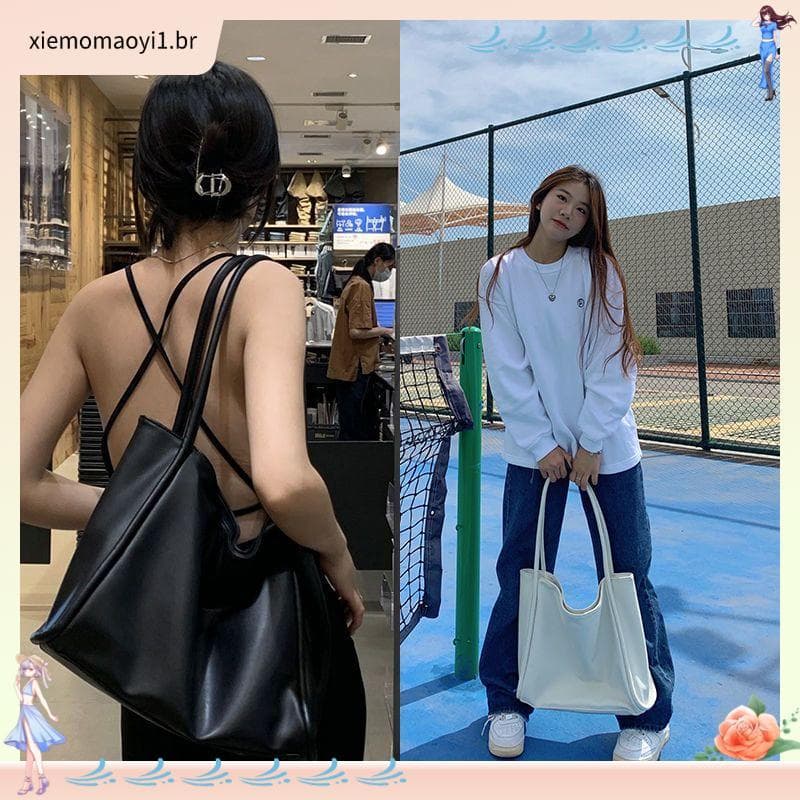 4.000 pessoas coleção bolsa de ombro feminina 2025 novo estilo versão coreana ins Super quente bolsa de grande capacidad