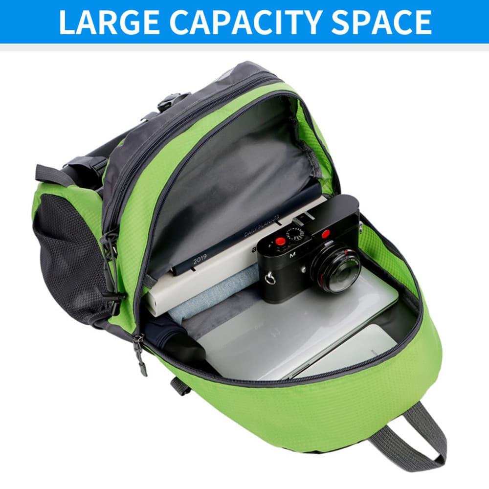 Fangzi mochila impermeável 40L grande ty mochila de montanhismo à prova d\'água ao ar livre respirável bolsa de ombro