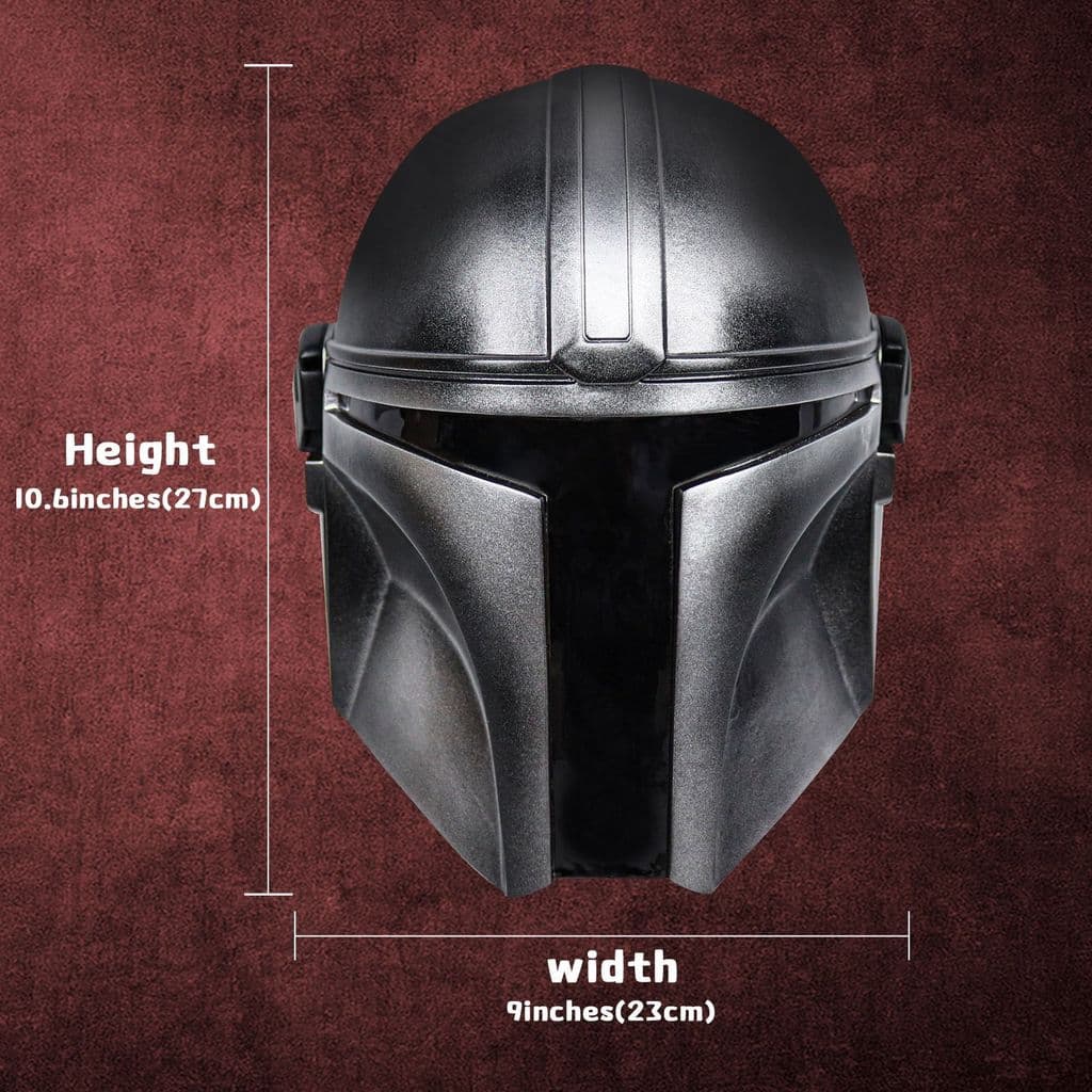 Star Wars 1: 1 Modelo de capacete adulto The Mandalorian Botatan COS Látex PVC Capacete Adereços Ornamentos