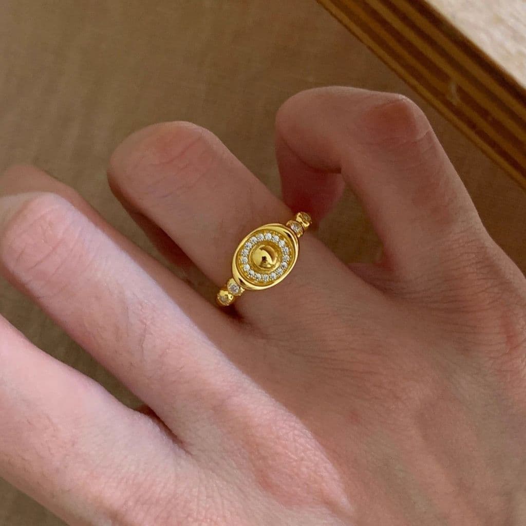Anel de Xiaoyuan Bao| Mulheres S925 Sterling Silver Open Ring