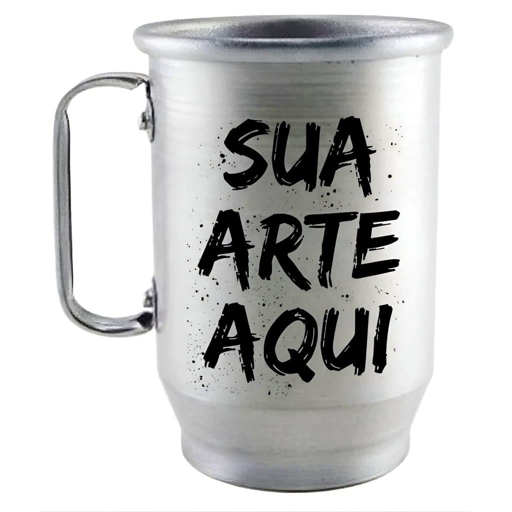 Caneca Alumínio Mande Sua Arte