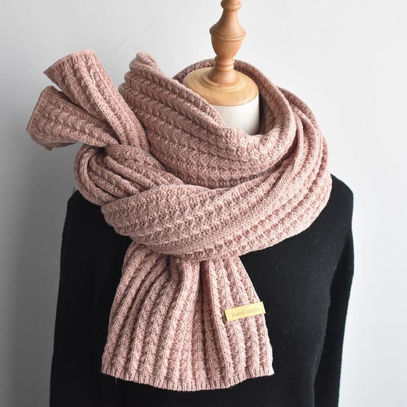Novo Design Cachecol De Malha Grossa Para Mulheres Moda Inverno Quente Cachecóis De Caxemira Neckercheif Senhora Pescoço