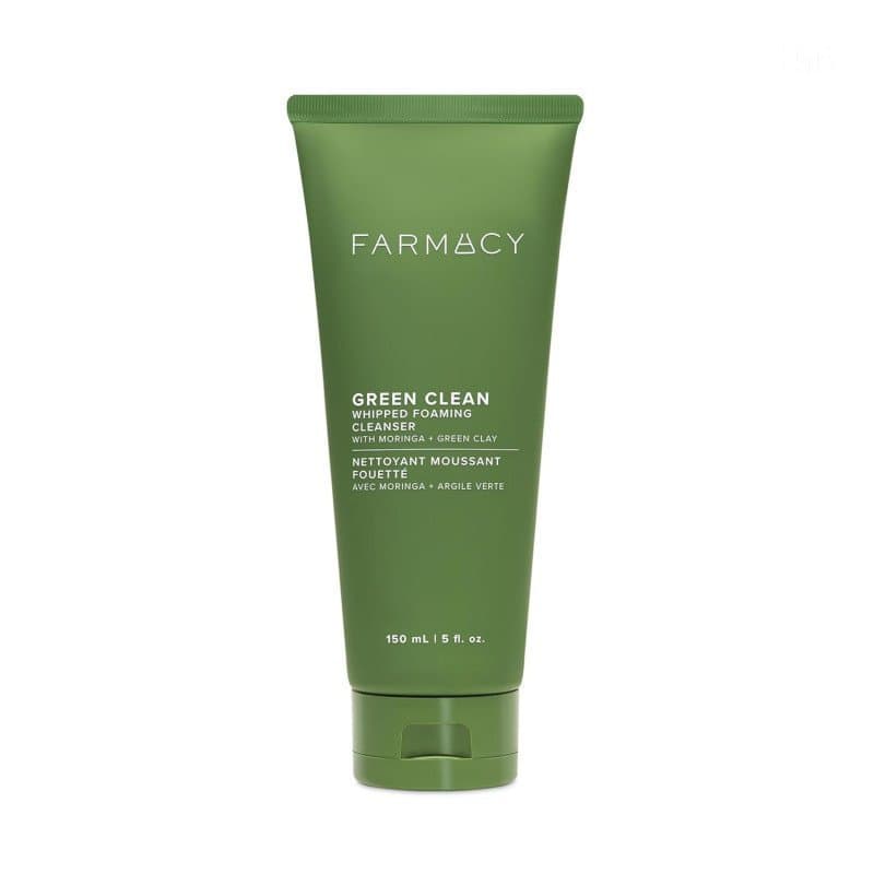 Farmacy Sabonete Facial Espumante para Pele Oleosa - Limpador Facial Suave Sem Óleo com Extrato de Ervas Verdes + Esfoli